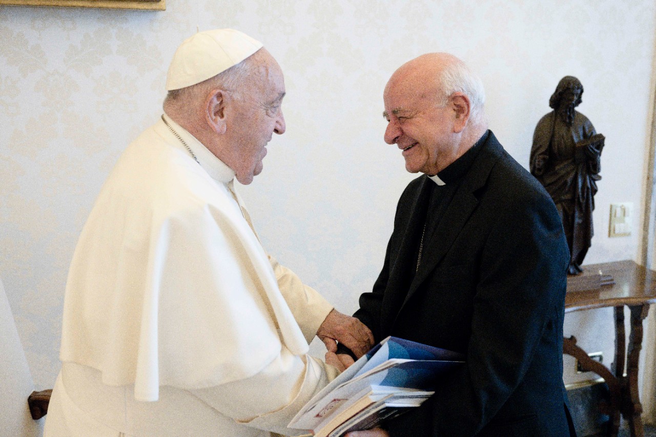 Udienza di Papa Francesco a Mons. Paglia - 8 agosto 2024